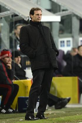 Bruxelles 21 11 2012 - Champions League RSC Anderlecht - AC Milan --Massimiliano Allegri 