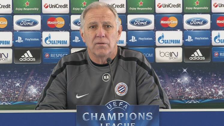 Rene Girard FOOTBALL : Conference de presse - Montpellier vs Schalke 04 - Champion s League - 03 12 2012 RichardGosselin Panoramic 