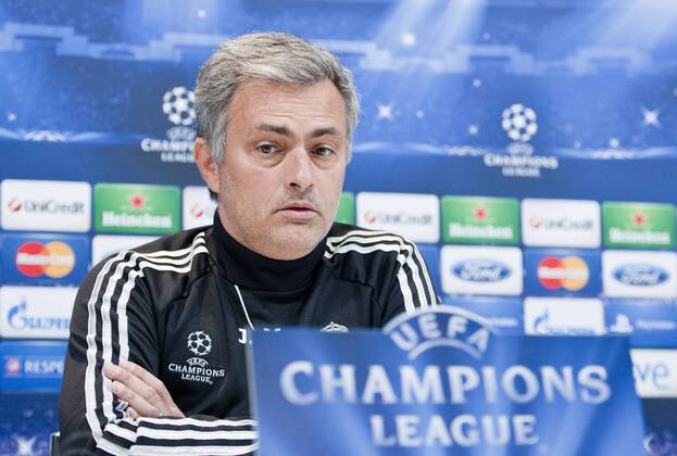 Real Madrid - Ajax - UEFA Champions League 2012 2013- Matchday 6 Jose Mourinho, coach and manager of Real Madrid C.F., in the press conference before the match Valdebebas - Madrid - Spain- 03 12 2012 