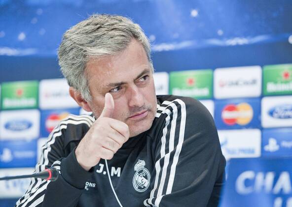 Real Madrid - Ajax - UEFA Champions League 2012 2013- Matchday 6 Jose Mourinho, coach and manager of Real Madrid C.F., in the press conference before the match Valdebebas - Madrid - Spain- 03 12 2012 