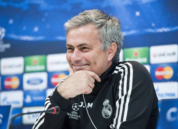 Real Madrid - Ajax - UEFA Champions League 2012 2013- Matchday 6 Jose Mourinho, coach and manager of Real Madrid C.F., in the press conference before the match Valdebebas - Madrid - Spain- 03 12 2012 