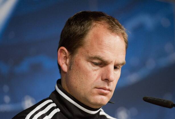 Real Madrid - Ajax - UEFA Champions League 2012 2013 - Group D- Matchday 6 Frank De Ber, coach of Ajax Amsterdam,in the press conference before the match Estadio Santiago Bernabeu - Madrid - Spain- 03 12 2012 