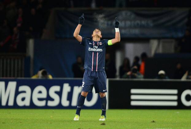 Thiago SILVA (psg) FOOTBALL : Paris SG vs FC Porto - Ligue des champions - 04 12 2012 AnthonyBIBARD FEP Panoramic 