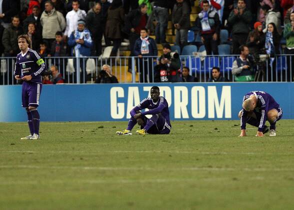 FC Malaga - RSC Anderlecht Lucas Biglia Cheikhou Kouyate 