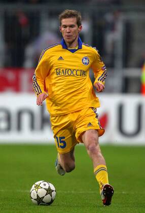 FUSSBALL - CL, Bayern vs Borisov MUENCHEN,DEUTSCHLAND,05.DEZ.12 - FUSSBALL - UEFA Champions League, Gruppenphase, FC Bayern München vs FC BATE Borisov. Bild zeigt Aleksandr Hleb (Borisov). 