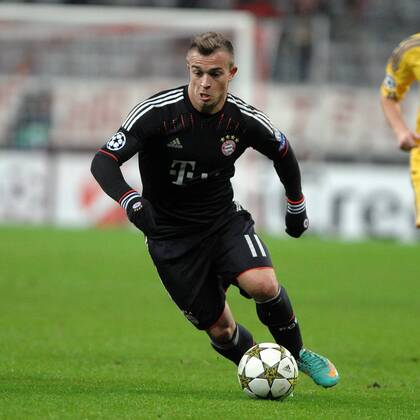 Xherdan SHAQIRI (FC Bayern München) Bayern München vs. BATE Borisov, Champions League, Vorrunde, Spieltag 6, 05.12.2012