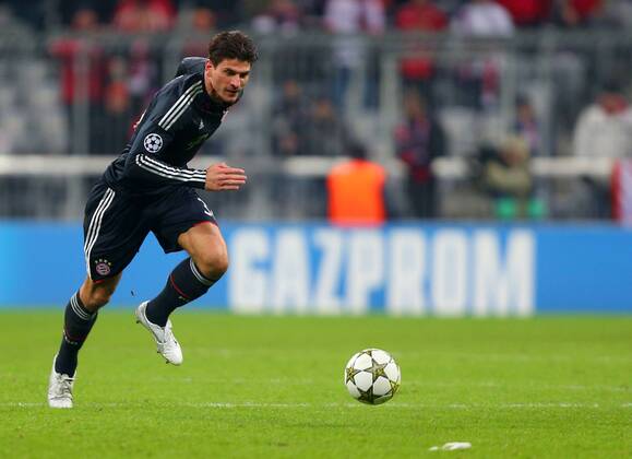 FUSSBALL - CL, Bayern vs Borisov MUENCHEN,DEUTSCHLAND,05.DEZ.12 - FUSSBALL - UEFA Champions League, Gruppenphase, FC Bayern München vs FC BATE Borisov. Bild zeigt Mario Gomez (Bayern). 