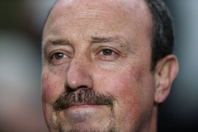 Football - 2012 2013 Champions League - Group E - Chelsea FC v FC Nordsjaelland Chelsea Interim first-team manager Rafael Benitez looks dejected at Stamford Bridge, London 