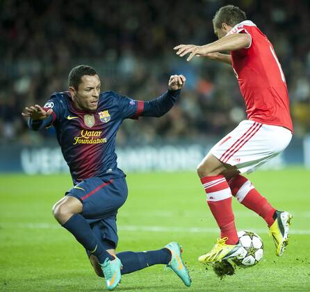 FC Barcelona (Barca) - SL Benfica Lissabon Lima - Adriano 
