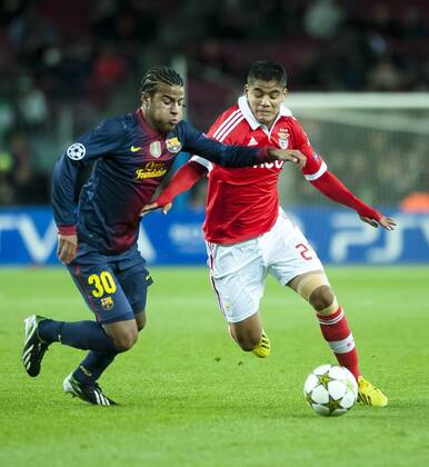 FC Barcelona (Barca) - SL Benfica Lissabon Lorenzo Melgarejo - Rafinha Alcantara 