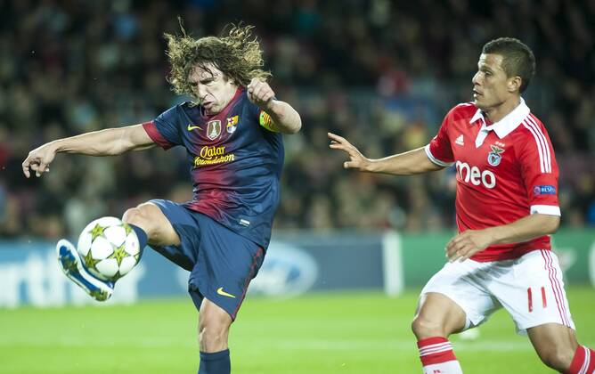 FC Barcelona (Barca) - SL Benfica Lissabon Carles Puyol - Lima 