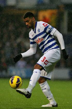 Football - 2012 2013 Premier League - Queens Park Rangers (QPR) vs West Bromwich Albion Armand Traore of Queens Park Rangers (QPR) in action