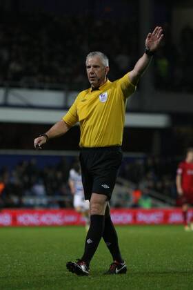 Football - 2012 2013 Premier League - Queens Park Rangers (QPR) vs West Bromwich Albion Referee Mr Chris Foy