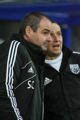Football - 2012 2013 Premier League - Queens Park Rangers (QPR) vs West Bromwich Albion West Bromwich Albion Manager Steve Clarke