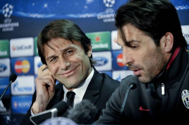 Antonio Conte Coach Juventus, Gianluigi Buffon - Glasgow, 11 02 2013 Champions League 2012 13 PK Juventus Turin: federicoxtardito