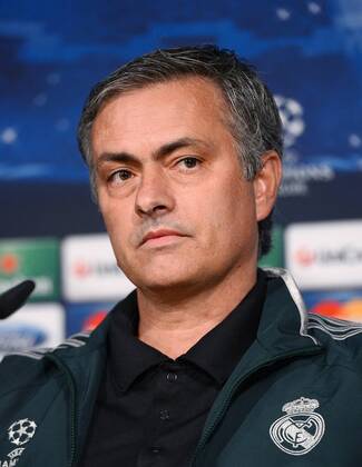 FUSSBALL CHAMPIONS LEAGUE ACHTELFINALE HINSPIEL 2012 2013 CF Real Madrid - Manchester United 12.02.2013 Pressekonferenz Trainer Jose Mourinho (Real Madrid) 