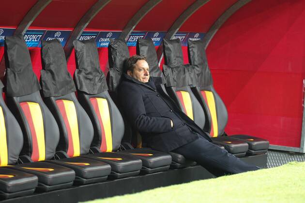 Manager und Kommunikation Horst HELDT (FC Schalke 04) Galatasaray Istanbul vs. FC Schalke 04, Champions League, Achtelfinale, 20.02.2013