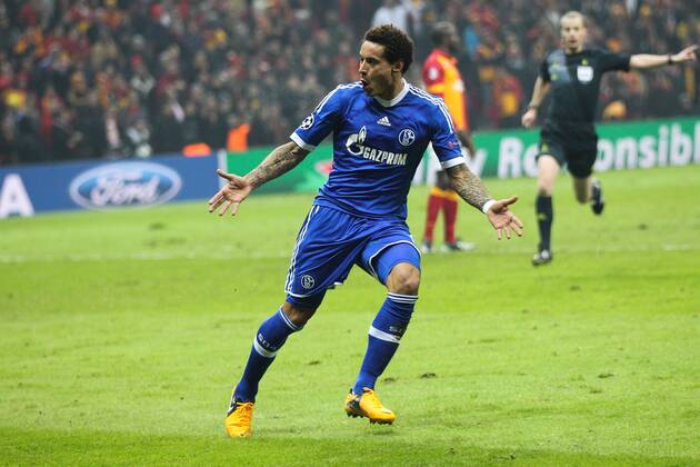 Torschütze Jermaine JONES 13 (FC Schalke 04) Galatasaray Istanbul vs. FC Schalke 04, Champions League, Achtelfinale, 20.02.2013