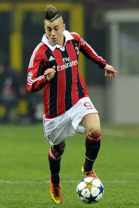 Milano 20 02 2013 - Champions League AC Milan - FC Barcelona -- Stephan El Shaarawy 