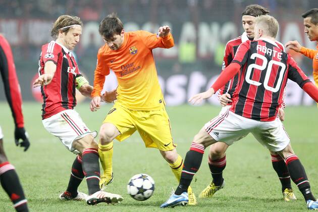 Lionel Messi Barcelona Milano 20 02 2013 Stadio S.Siro Football Calcio UEFA Champions League 2012 13 Milan vs Barcelona PaoloxNucci