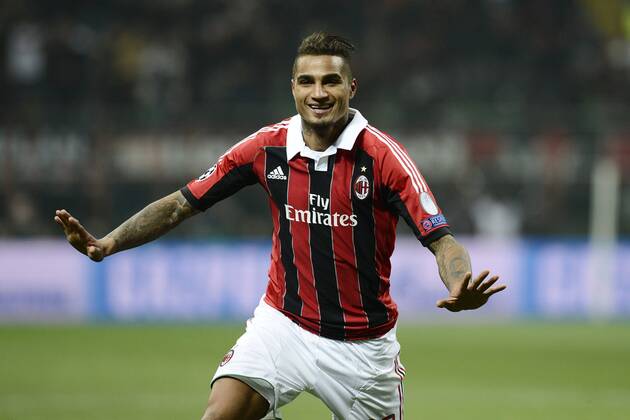 Milano 20 02 2013 - Champions League AC Milan - FC Barcelona -- Kevin Prince Boateng 