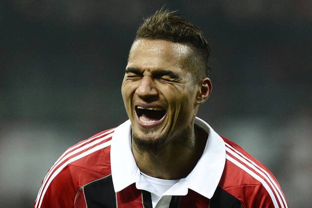 Milano 20 02 2013 - Champions League AC Milan - FC Barcelona -- Kevin Prince Boateng 