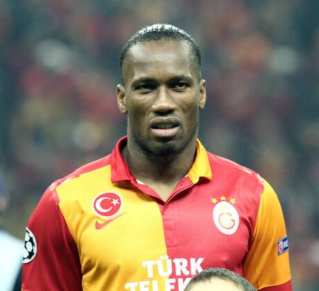 Didier Drogba of Galatasaray is during UEFA Champions League group match between Galatasaray and Shalke 04 at Turk Telekom Arena Ali Sami Yen Sports Complex in Istanbul- Turkey. Wednesday 20 February 2013 