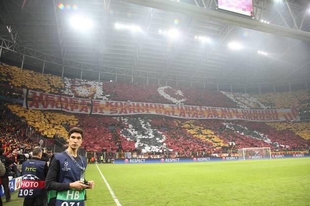 UEFA Champions League last sixteen first leg match between Galatasaray and Schalke 04 at Turk Telekom Arena Stadium in Istanbul on 20.02.2013 Pictured:Atmosphere 
