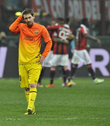 IPP20130220 - UEFA Champions League, AC Mailand - FC Barcelona -- Lionel Messi xHOCHxZWEIx xItalyxPhotoxPressx 