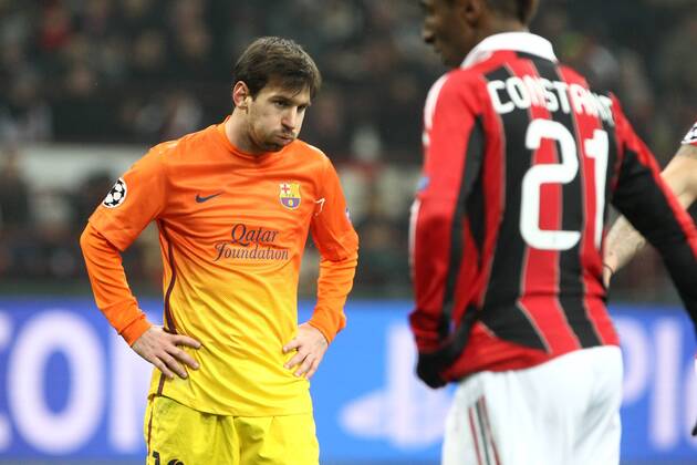 Lionel Messi Barcelona Milano 20 02 2013 Stadio S.Siro Football Calcio UEFA Champions League 2012 13 AC Milan vs FC Barcelona PaoloxNucci
