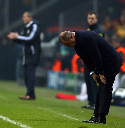 UEFA Champions League last sixteen first leg match between Galatasaray and Schalke 04 at Turk Telekom Arena Stadium in Istanbul on 20.02.2013 Pictured: Coach Fatih Terim of Galatasaray. 