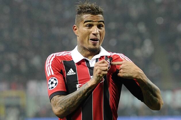 Milano 20 02 2013 - Champions League AC Milan - FC Barcelona -- Kevin Prince Boateng 