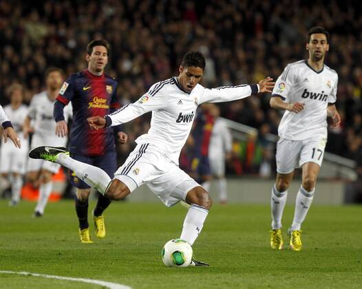 Copa del Rey. FC Barcelona vs Real Madrid. Raphael Varane.