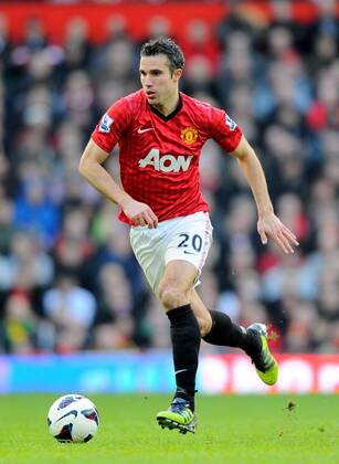 Robin van Persie of Manchester United - Barclays Premier League - Manchester Utd ManU vs Norwich City - Old Trafford Stadium - Manchester - 02 03 13 - EDITORIAL USE ONLY. No use with unauthorised audio, video, data, fixture lists, club league logos or live services. Online in-match use limited to 120 images, no video emulation. No use in betting, games or single club league player publications.