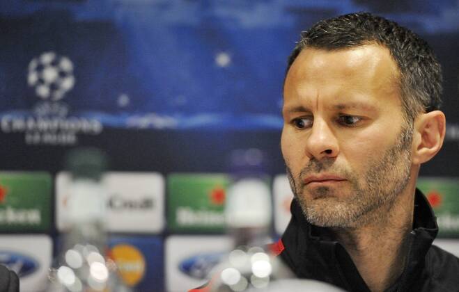 Ryan Giggs - Old Trafford Stadium - Manchester - UK - 04 03 2013 Manchester United - Real Madrid - UEFA Champions League 2012 2013 - Round of 16 - Second Leg Match. 