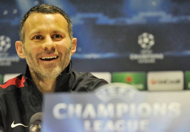 Ryan Giggs - Old Trafford Stadium - Manchester - UK - 04 03 2013 Manchester United - Real Madrid - UEFA Champions League 2012 2013 - Round of 16 - Second Leg Match. 