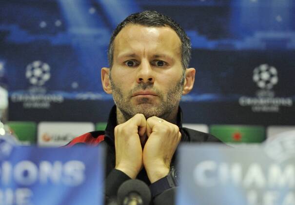 Ryan Giggs - Old Trafford Stadium - Manchester - UK - 04 03 2013 Manchester United - Real Madrid - UEFA Champions League 2012 2013 - Round of 16 - Second Leg Match. 
