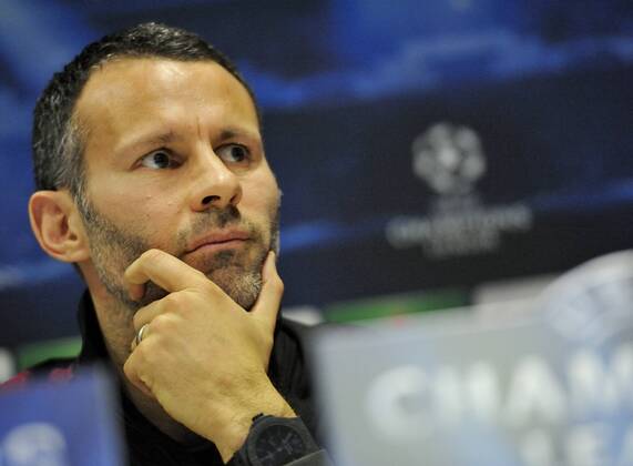 Ryan Giggs - Old Trafford Stadium - Manchester - UK - 04 03 2013 Manchester United - Real Madrid - UEFA Champions League 2012 2013 - Round of 16 - Second Leg Match. 