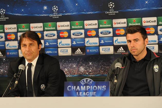 IPP20130305 Football - soccer: UEFA Champions League, Juventus Turin - Celtic, antonio conte und andrea barzagli (Hinweis: Verwendung nur in Deutschland - only Germany) xHOCHxZWEIx xItalyxPhotoxPressx 