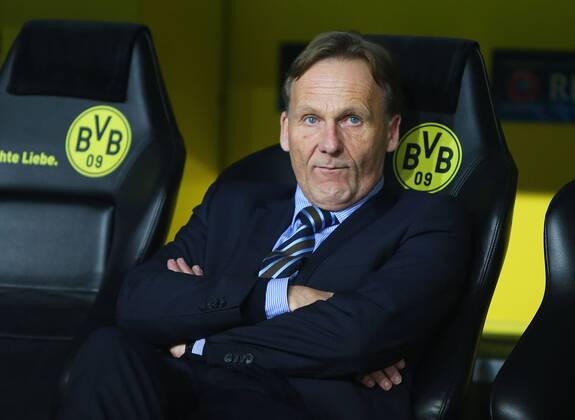 05.03.2013, xtvx, UEFA Champions League 1 4 Finale, Borussia Dortmund - FC Schachtar Donezk, v.l. Präsident Hans-Joachim Watzke (Borussia Dortmund) Portrait