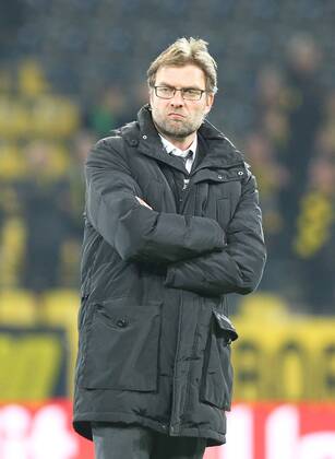 05.03.2013, xtvx, UEFA Champions League 1 4 Finale, Borussia Dortmund - FC Schachtar Donezk, v.l. Trainer Jürgen Klopp (Borussia Dortmund) Portrait