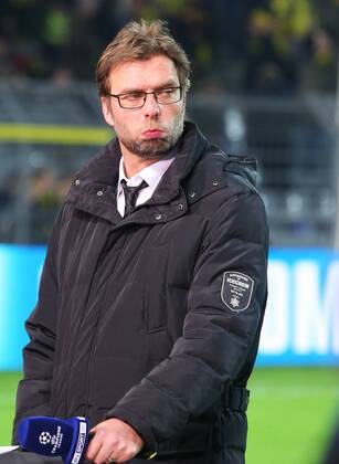 05.03.2013, xtvx, UEFA Champions League 1 4 Finale, Borussia Dortmund - FC Schachtar Donezk, v.l. Trainer Jürgen Klopp (Borussia Dortmund) Portrait
