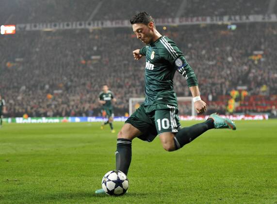 Mesut Ozil - Old Trafford Stadium - Manchester - UK - 05 03 2013 - Manchester United - Real Madrid - UEFA Champions League 2012 2013 - Round of 16 - Second Leg Match. 