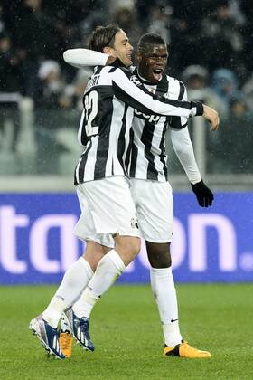 Db Torino 06 03 2013 - Champions League Juventus-Celtic Glasgow foto Daniele Buffa Image Sport nella foto: esultanza gol Alessandro Matri 