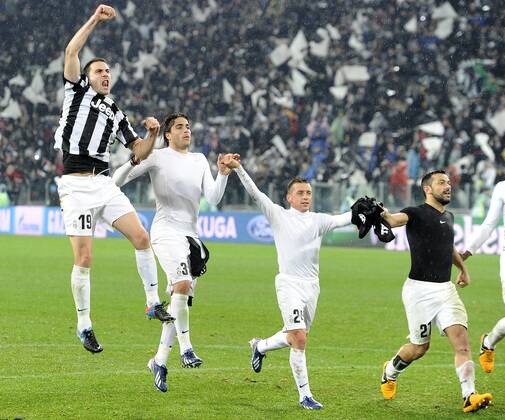 Turin, 06.03.2013 - UEFA Champions League 2012 2013 - Juventus Turin - Jubel - 