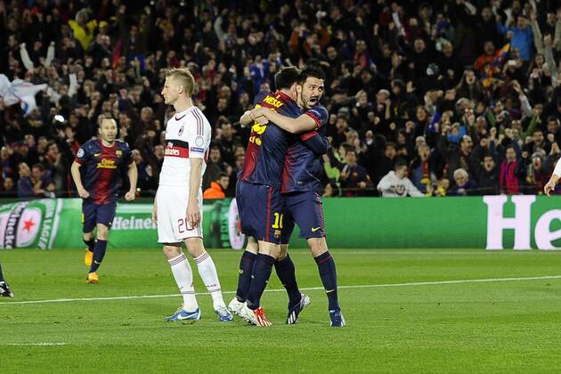 Barcelona, 12.03.2013 - UEFA Champions League 2012 2013 - FC Barcelona (Barca) vs AC Mailand - Lionel Messi 