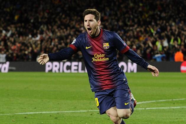 Barcelona, 12.03.2013 - UEFA Champions League 2012 2013 - FC Barcelona (Barca) vs AC Mailand - Lionel Messi 