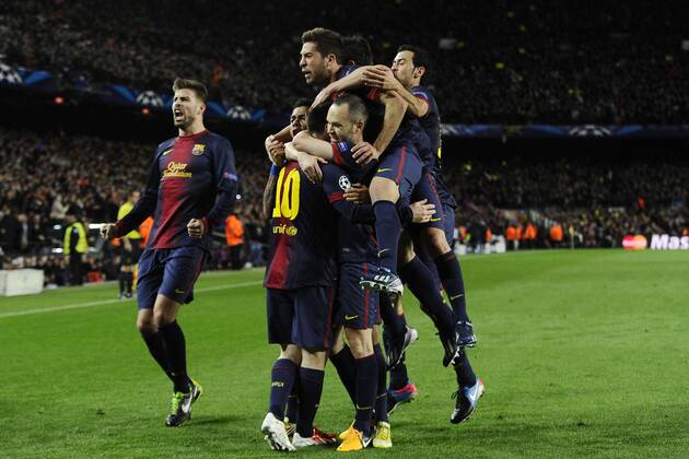 Barcelona, 12.03.2013 - UEFA Champions League 2012 2013 - FC Barcelona (Barca) vs AC Mailand - Lionel Messi 