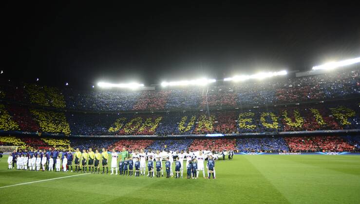 Son un equip! - Fans des FC Barcelona im Camp Nou - 