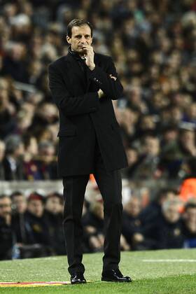 Barcelona, 12.03.2013 - UEFA Champions League 2012 2013 - FC Barcelona (Barca) vs AC Mailand - Massimiliano Allegri 